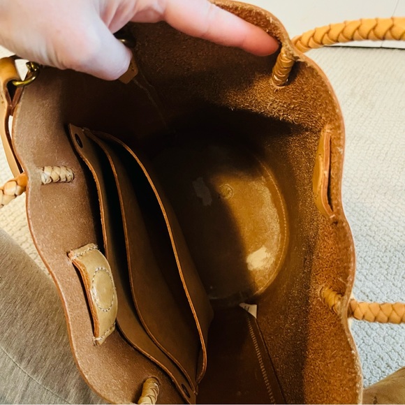 Madewell Tassels Bucket Bag w/ Braided Handles - Picture 3 of 8